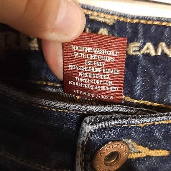 Arizona Midrise Distressed Skinny Jeans 17 - Picture 7 of 8